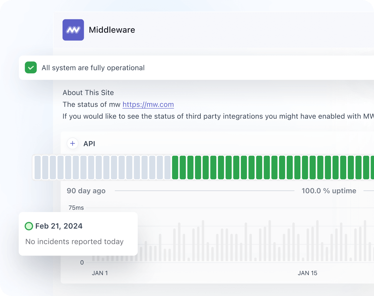 Public Status Page