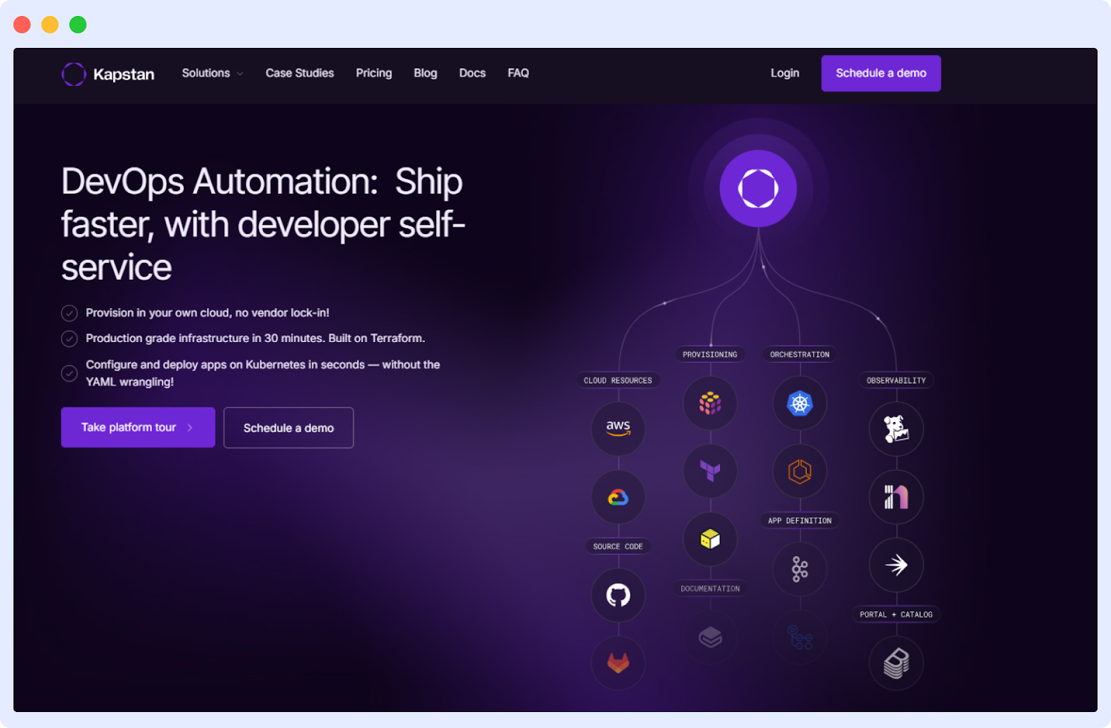 Kapstan Devops automation tool