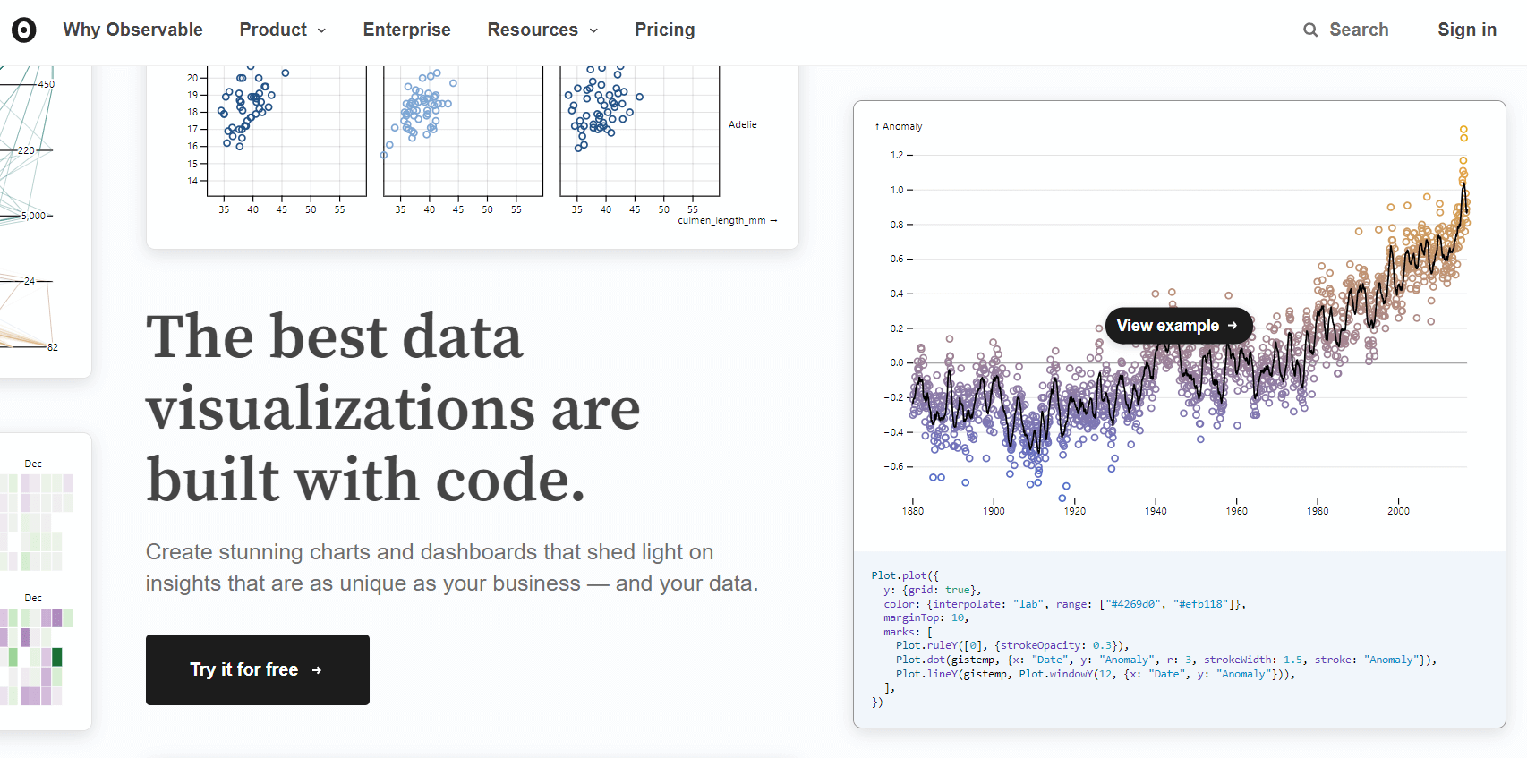 Observable, Grafana Alternative