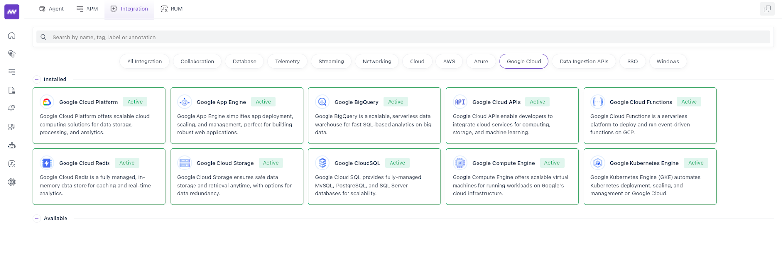 Middleware’s role in GCP cloud monitoring