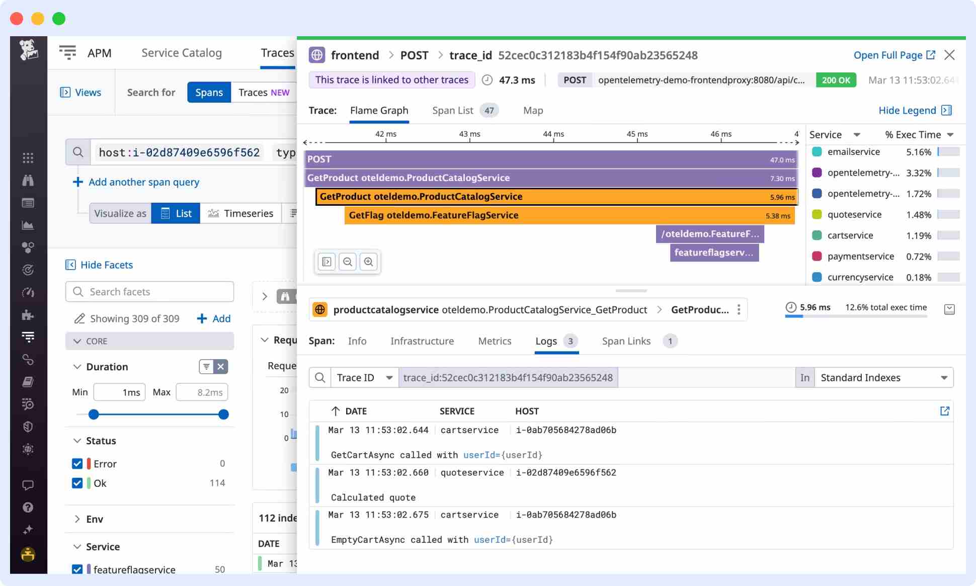 Datadog Opentelemetry Support