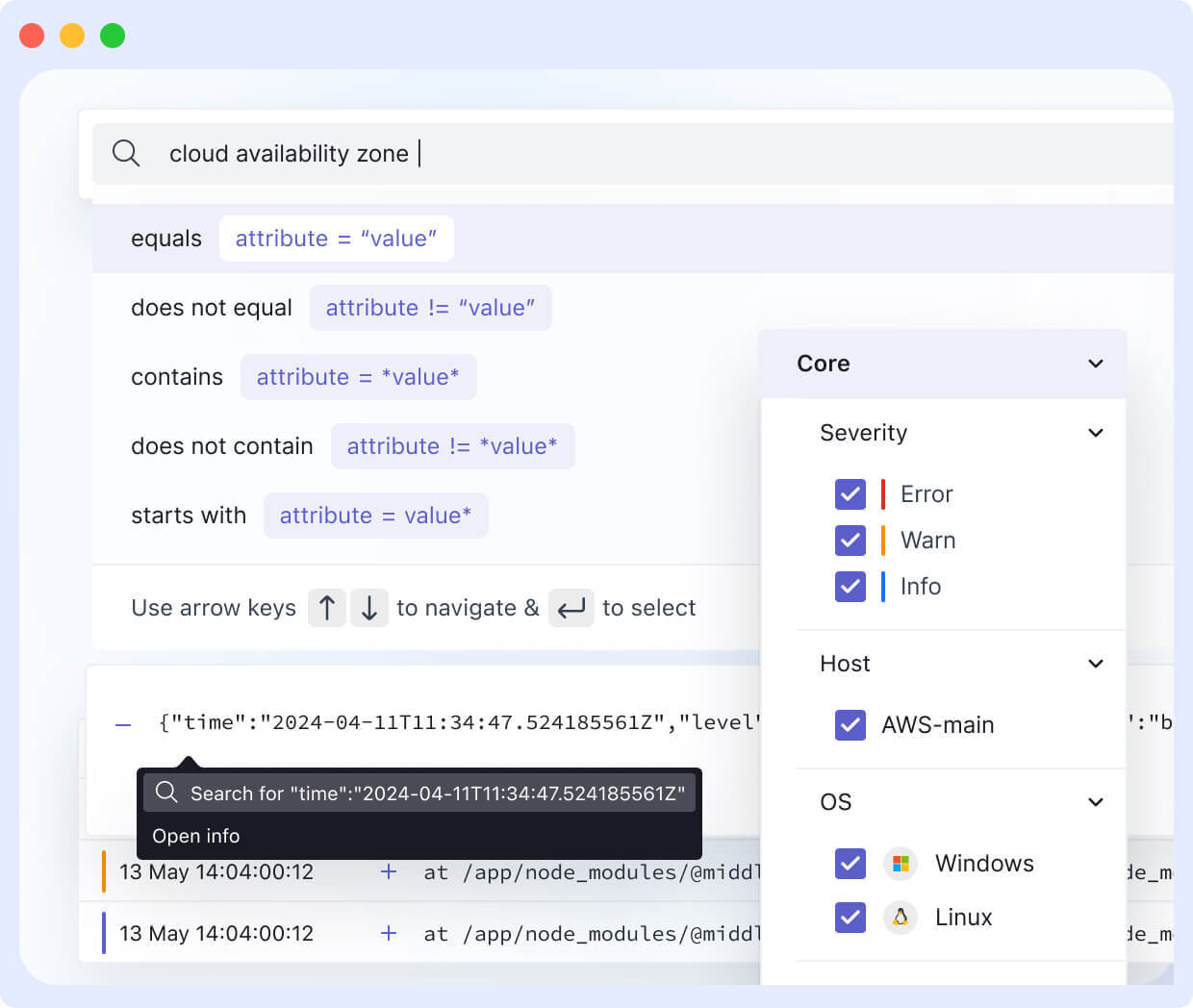 Log formatting & Analysis Tools