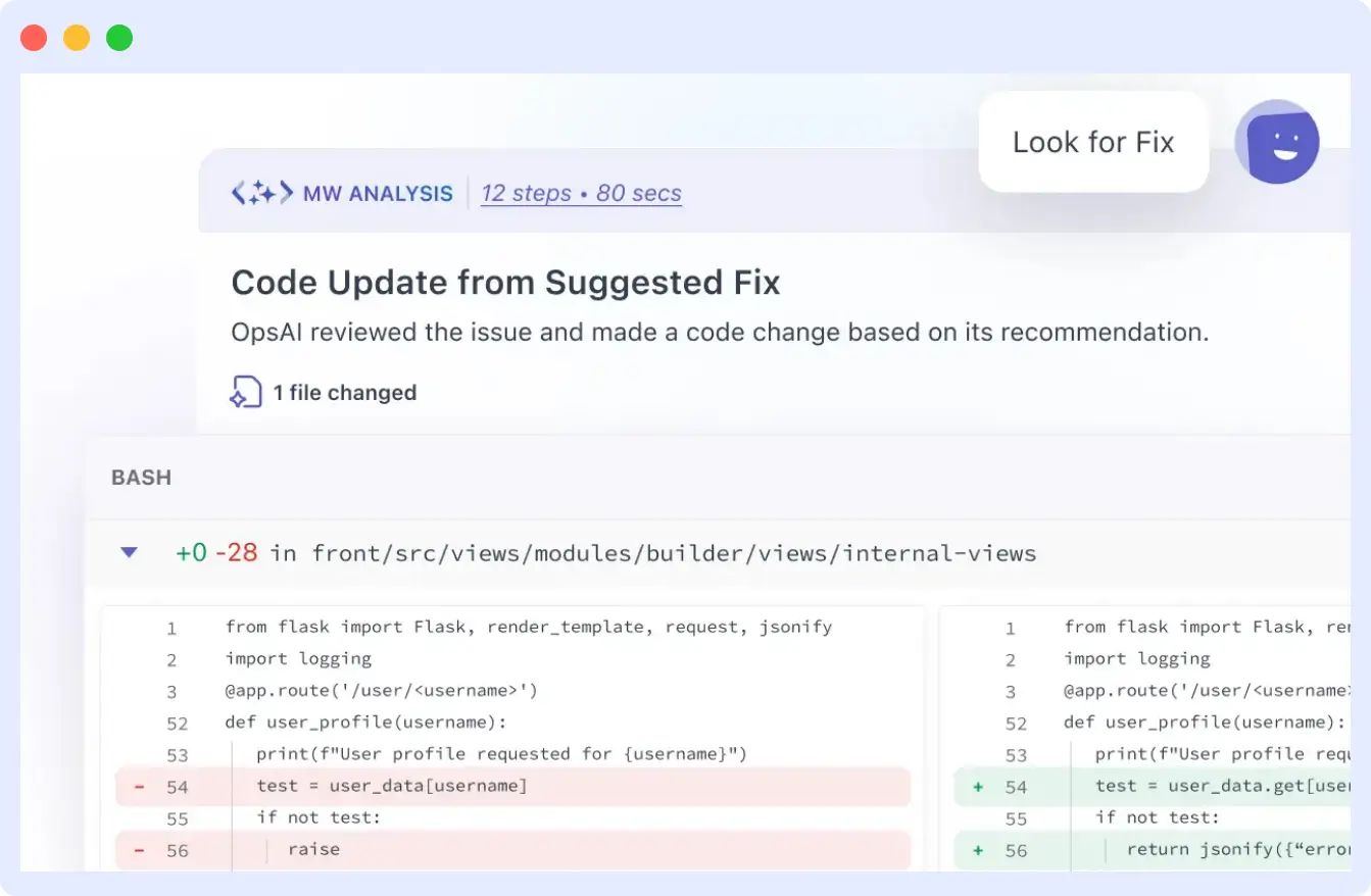 Code updated from suggested fixes
