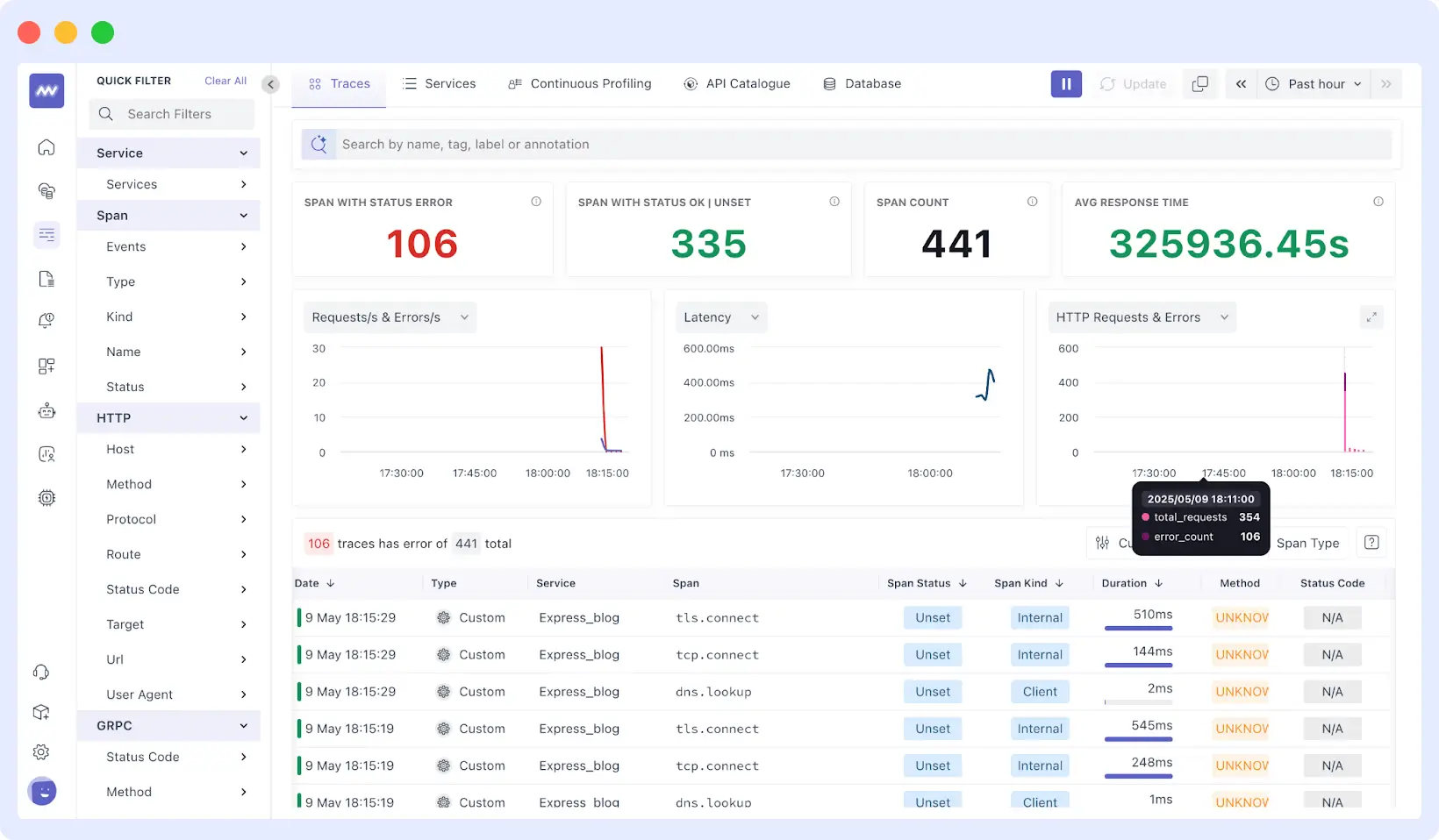 Proactive alerts monitor