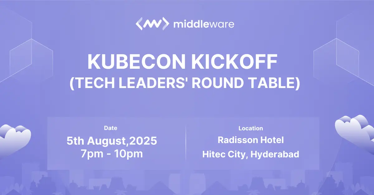 Join Middleware at Kubecon kickoff 2025!