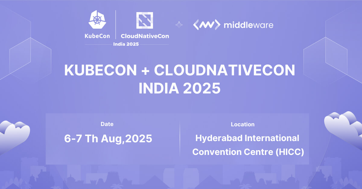 Join Middleware at KubeCon India 2025!