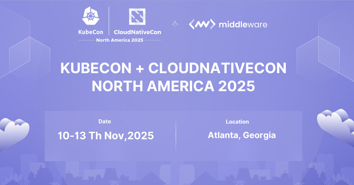 Join Middleware at KubeCon NA USA 2025!