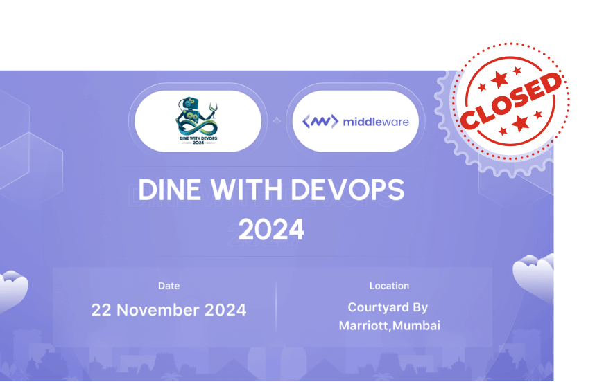 Join Middleware at Dine With Devops 2024!