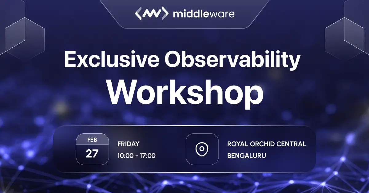 Observability Workshop in Bengaluru 2026