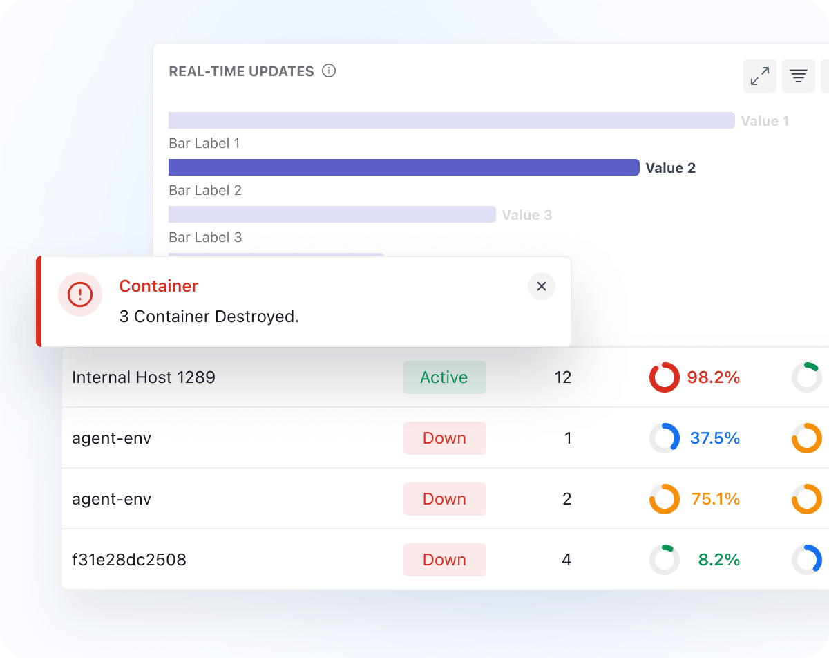 Automated Detection and Monitoring of Newly Deployed Containers