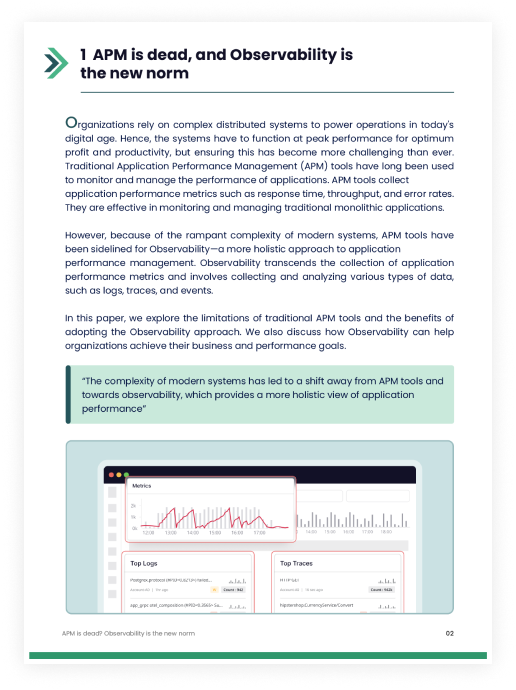 APM Is Dead Observability Is The New Norm