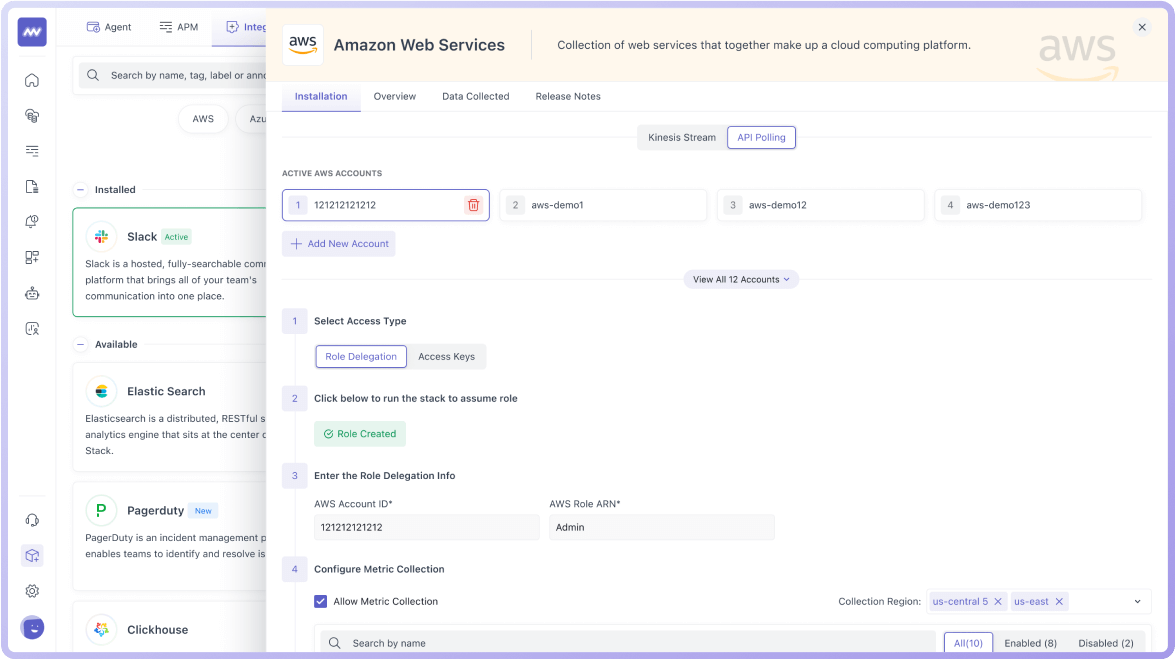 Monitor Complex AWS Environment