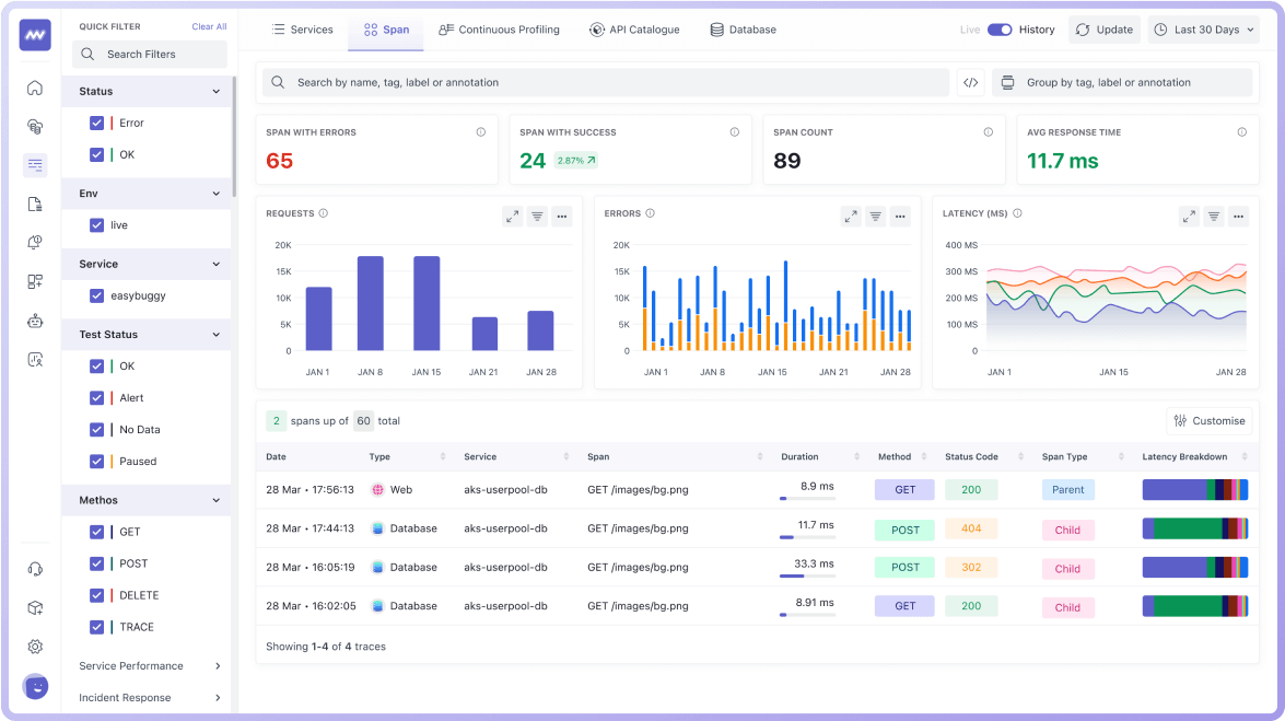 Automated API Monitoring