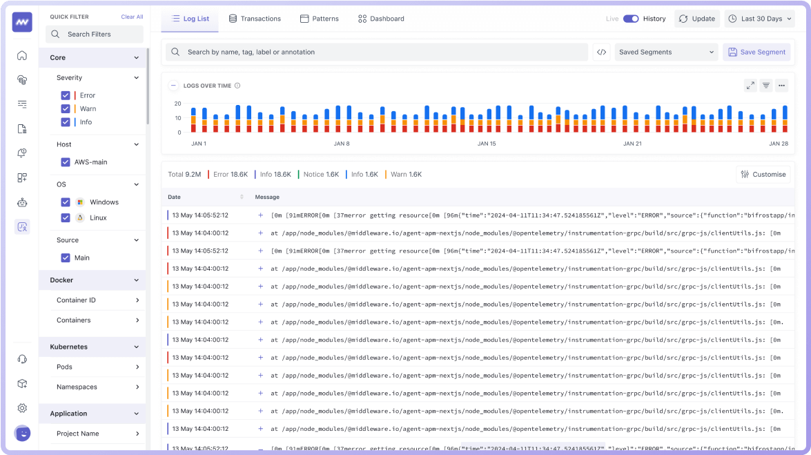 Log Ingestion and Parsing