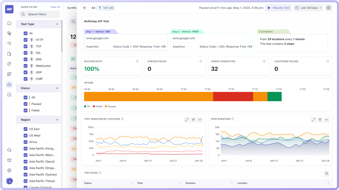 Synthetic Monitoring