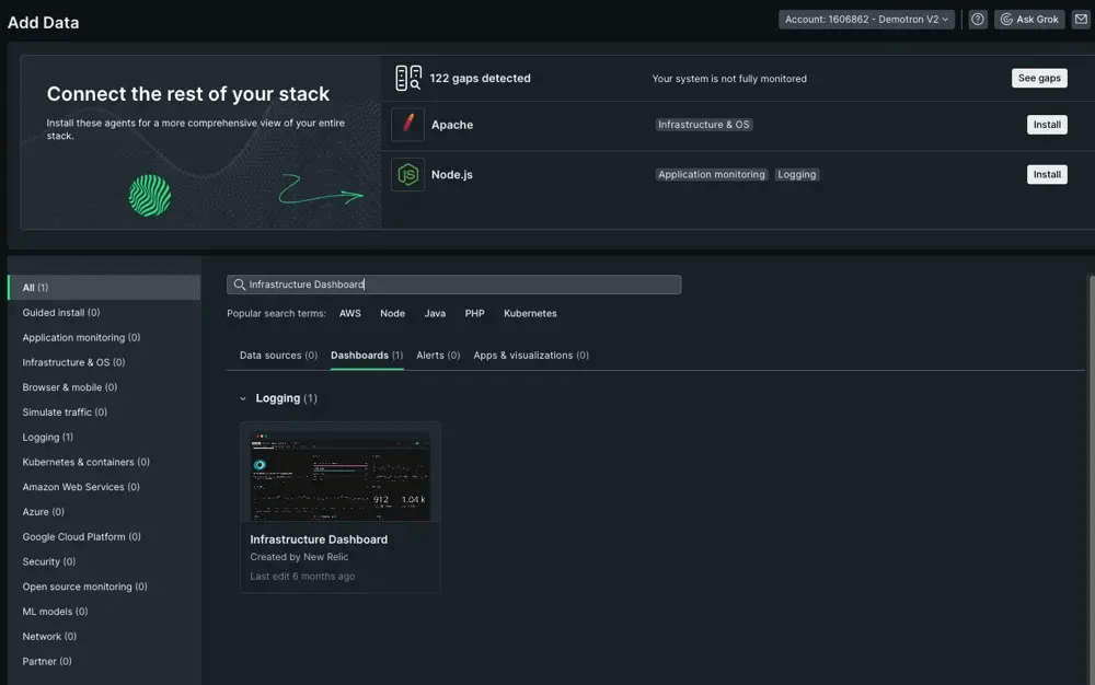 Newrelics cloud monitoring tool overview