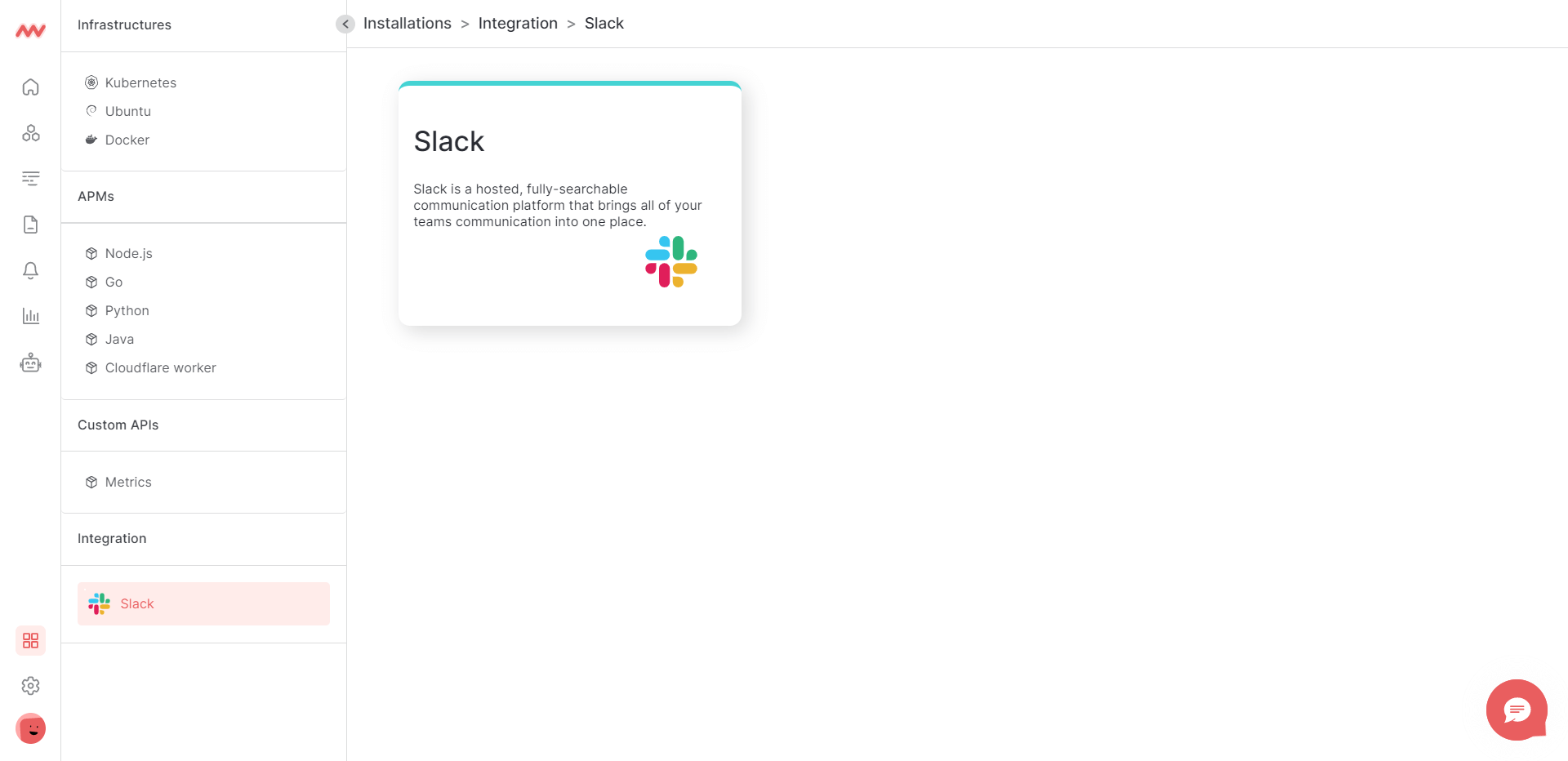 Slack integration