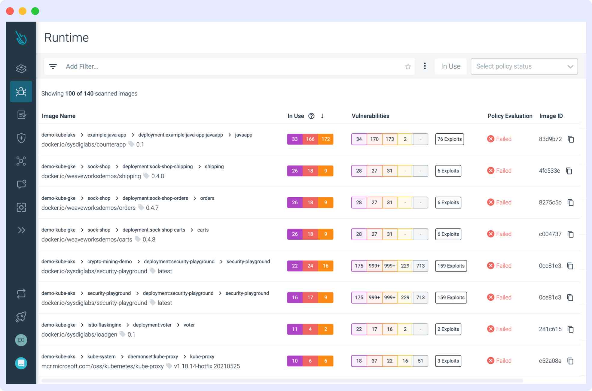 Sysdig for container monitoring tool