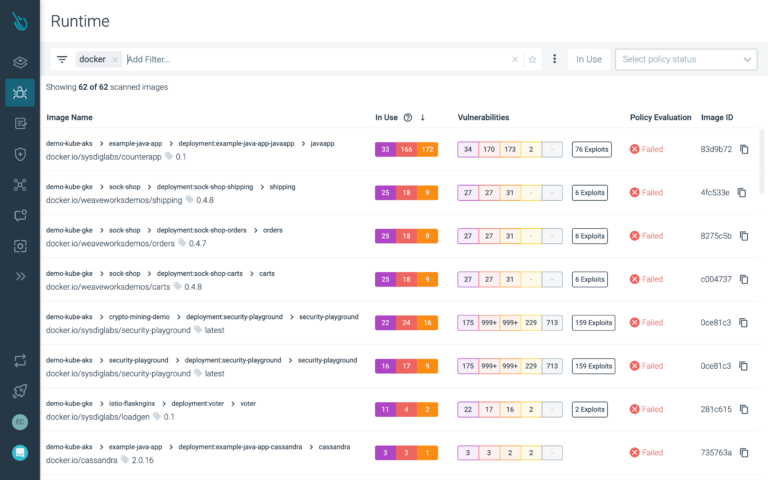 Sysdig, docker container monitoring tool