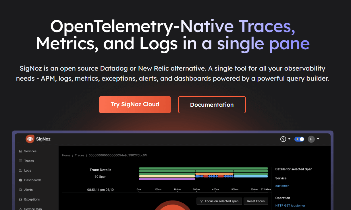 SigNoz, APM Tool