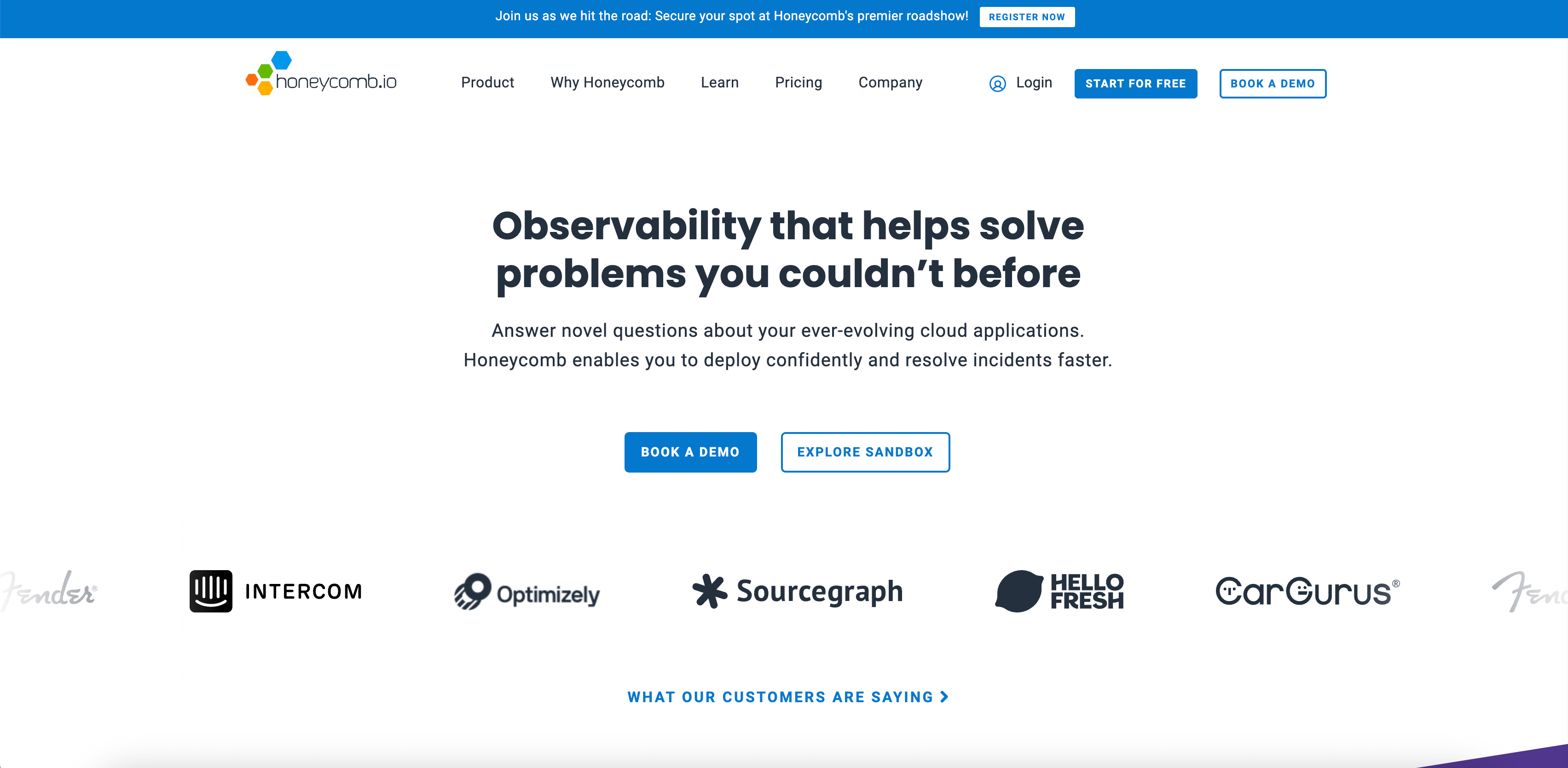 Honeycomb Observability platform