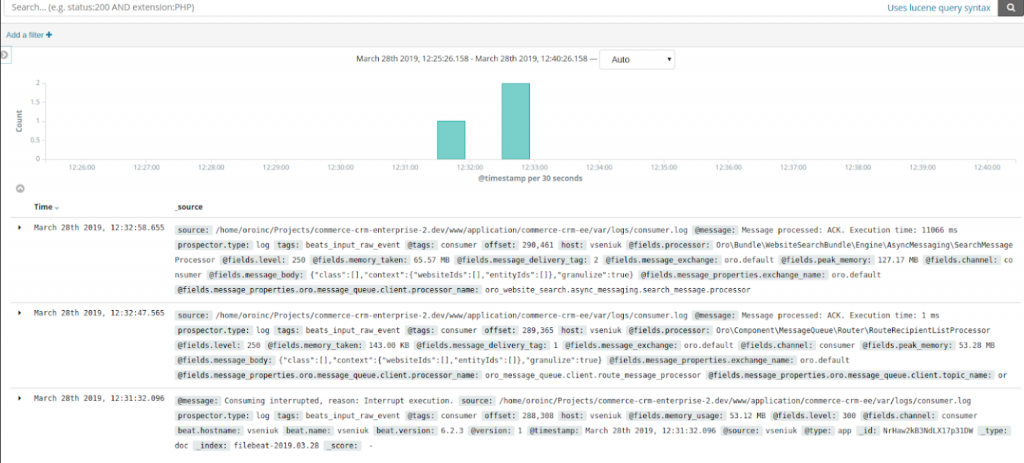 ELK Stack log aggregation