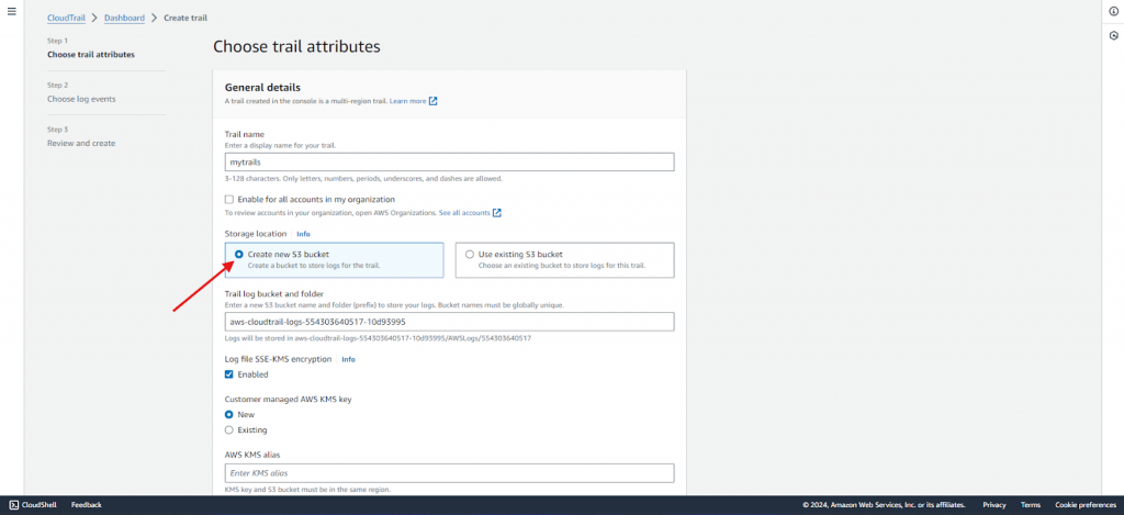 cloudtrail attributes