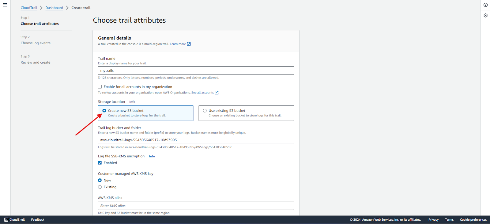cloudtrail attributes