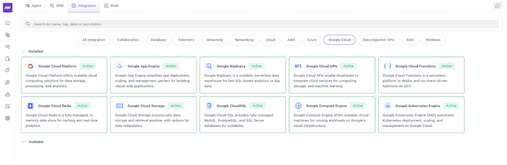 Middleware’s role in GCP cloud monitoring