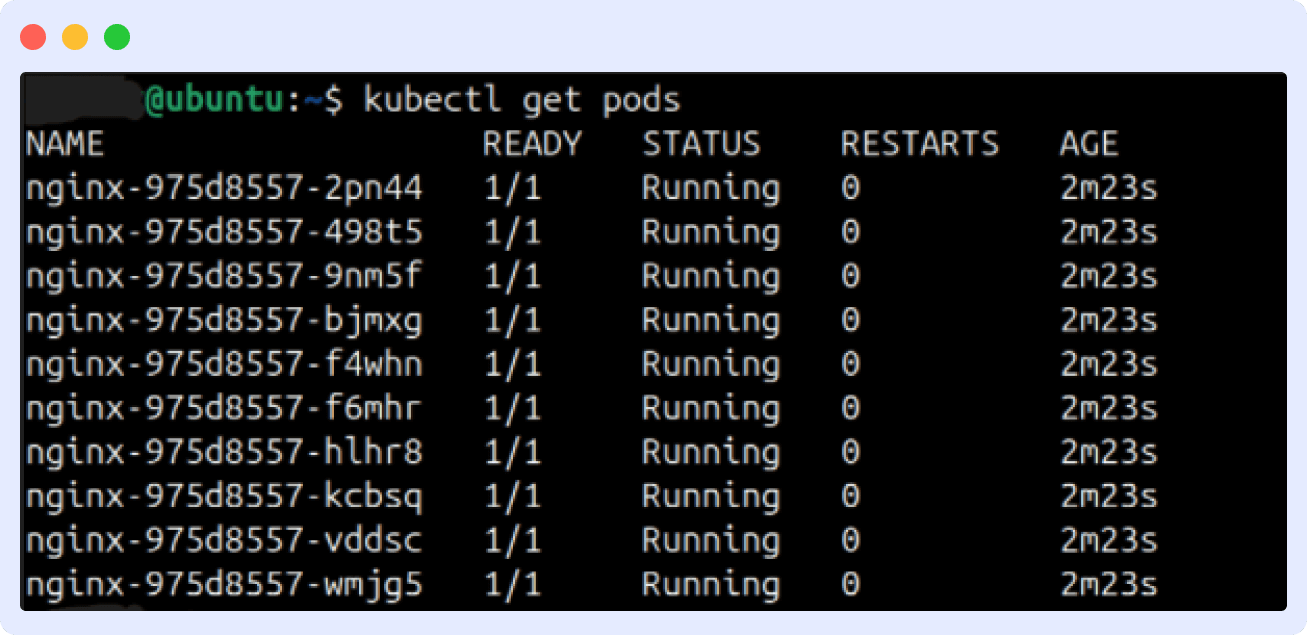 Kubernetes monitoring pod command to monitor container