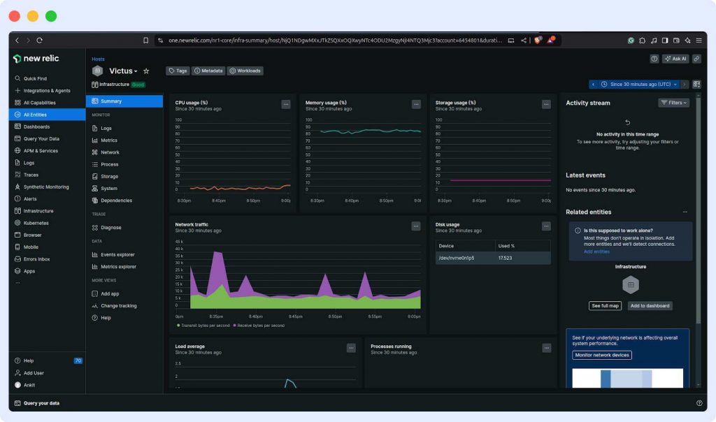 New Relic Prometheus alternative