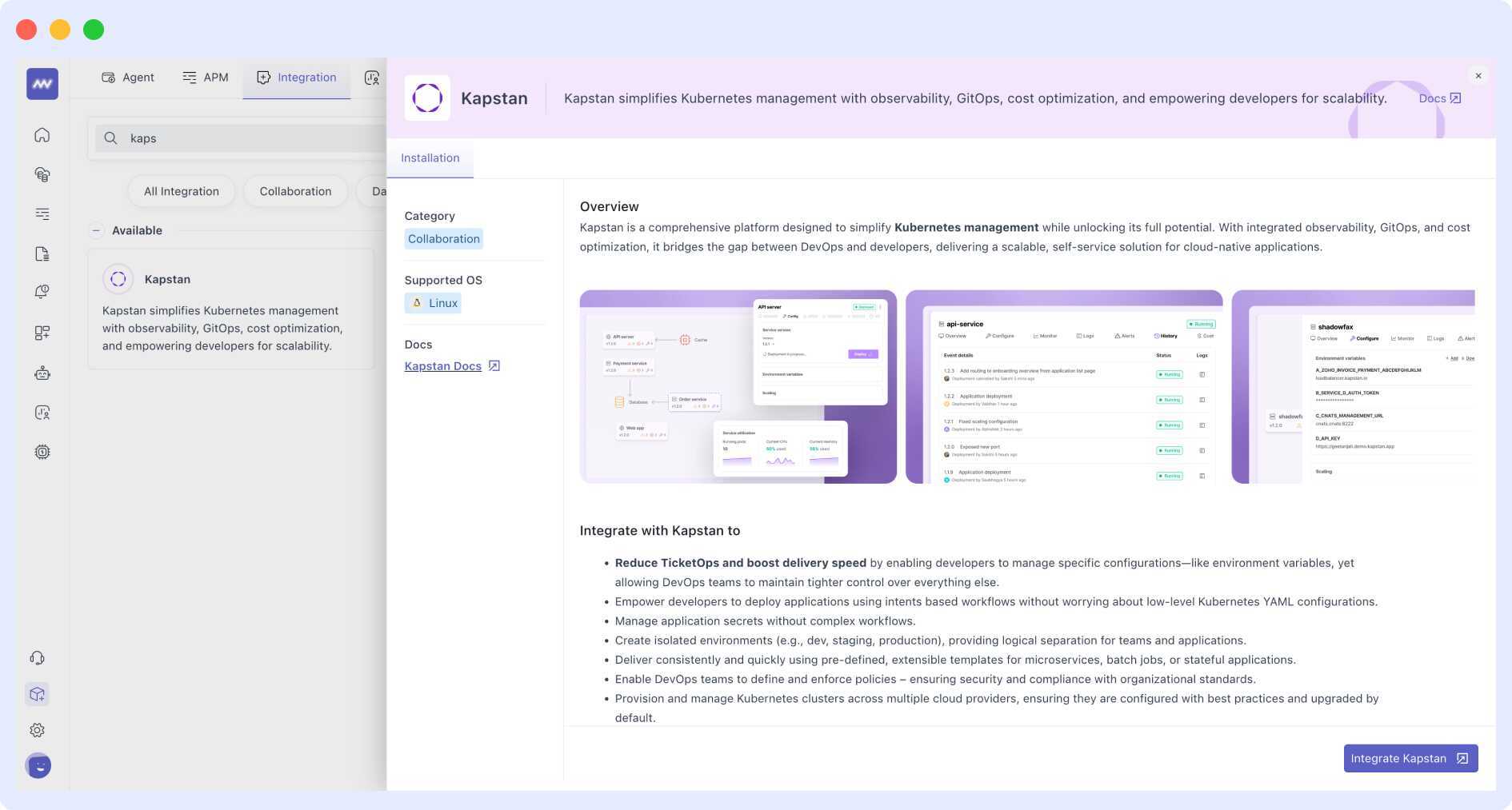 Middleware x Kapstan Integration