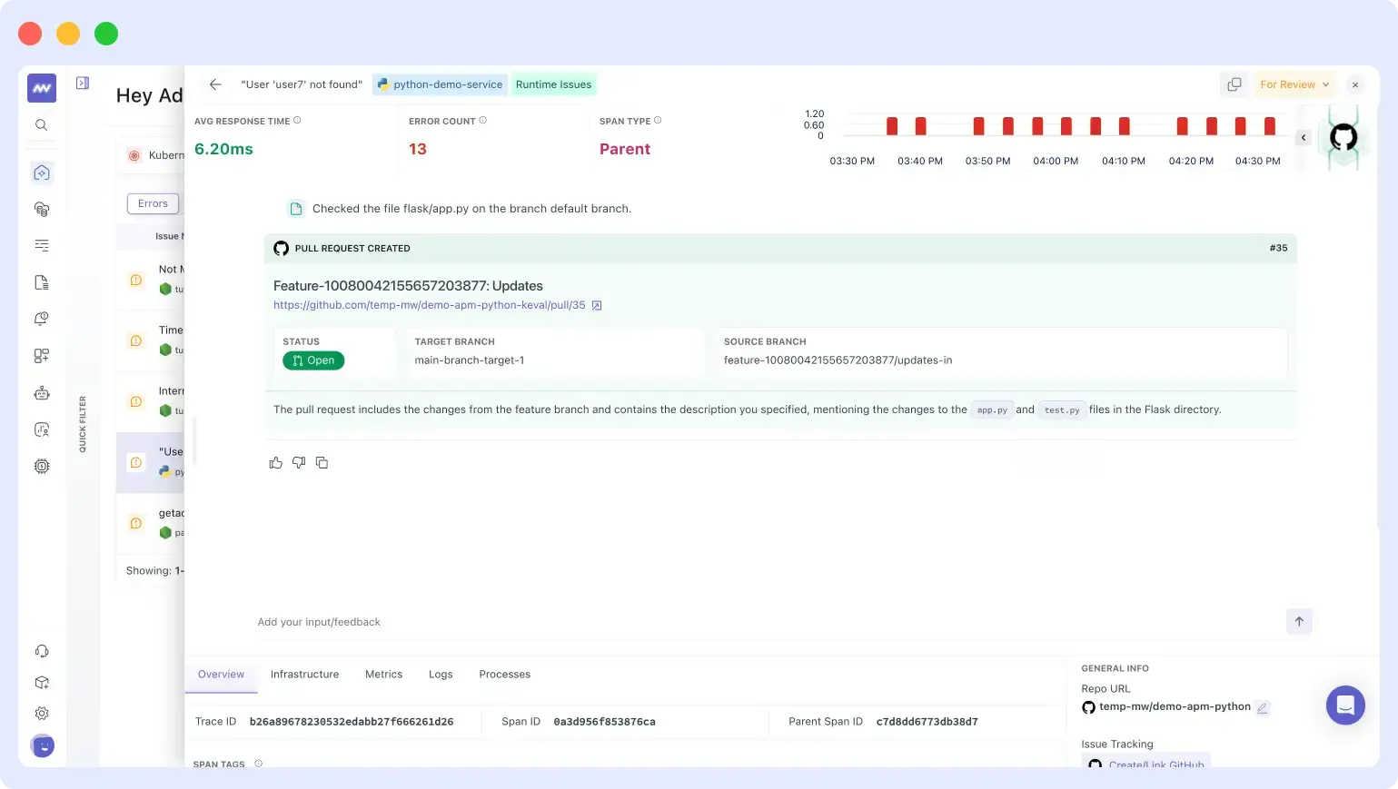 creating a new PR to fix the issue in OpsAI