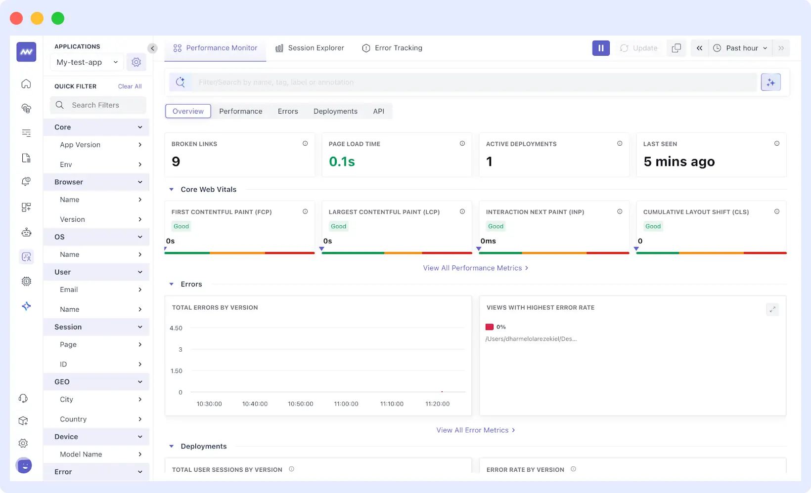 Real User Monitoring (RUM) and Synthetic Checks