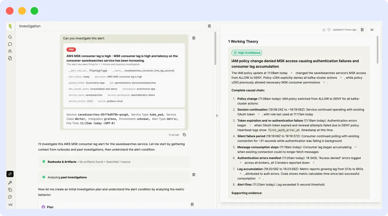 Resolve AI sre agent tool