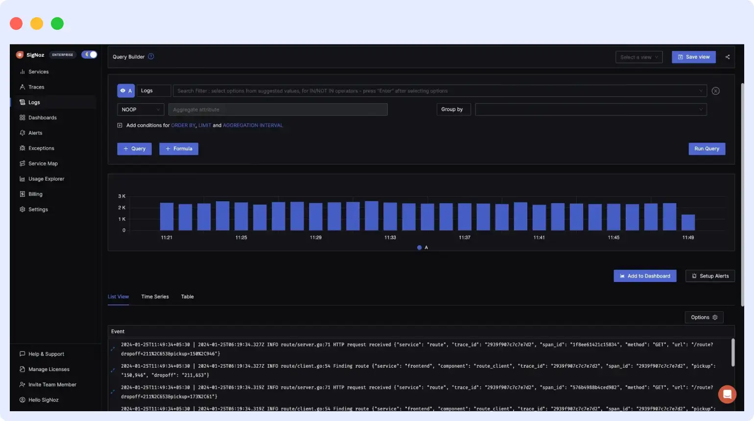 open-source OpenTelemetry-native log aggregation tool
