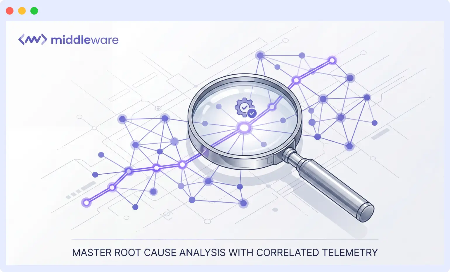 Master root cause analysis with correlated telemetry