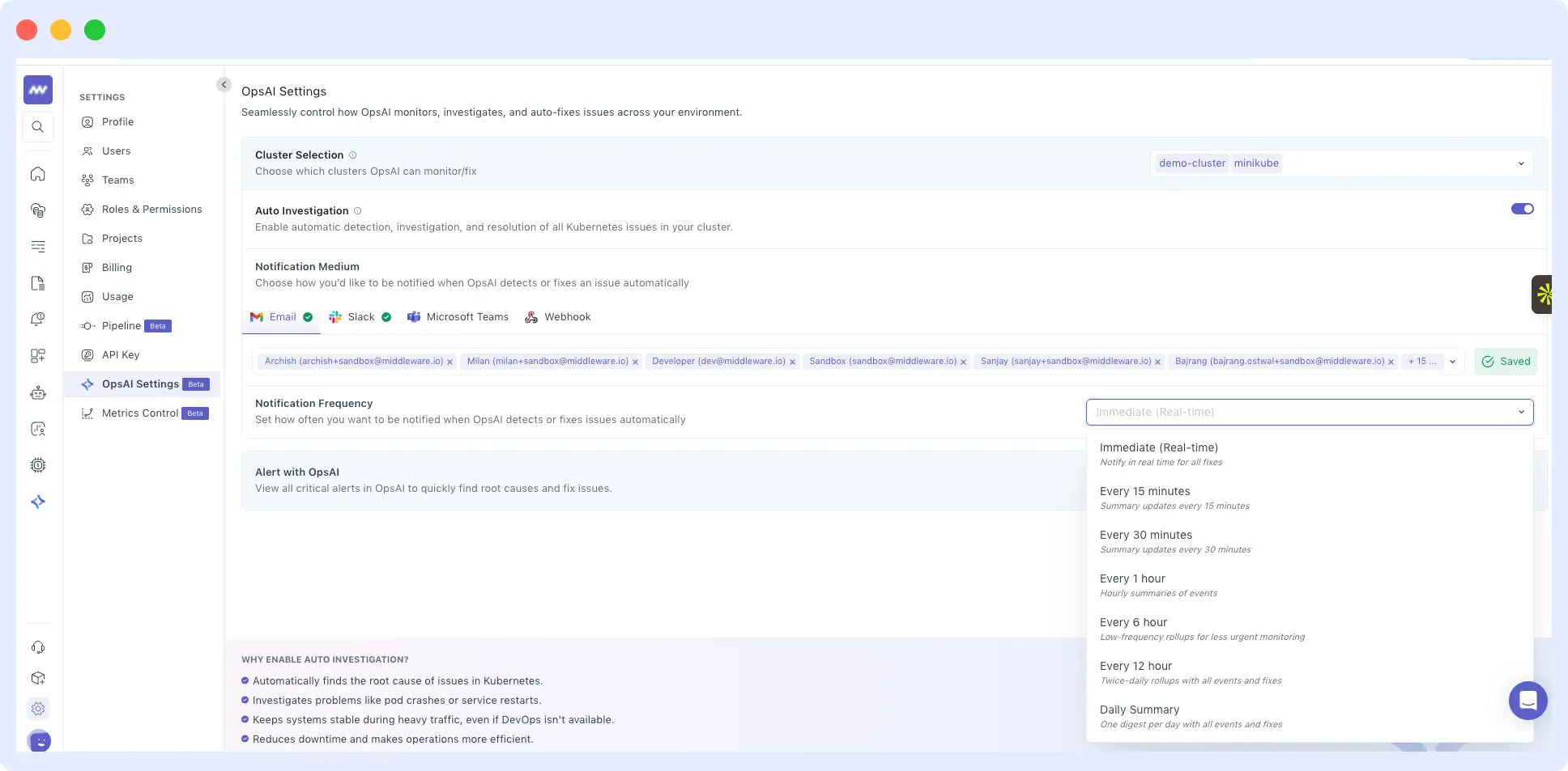 Notification Controls
