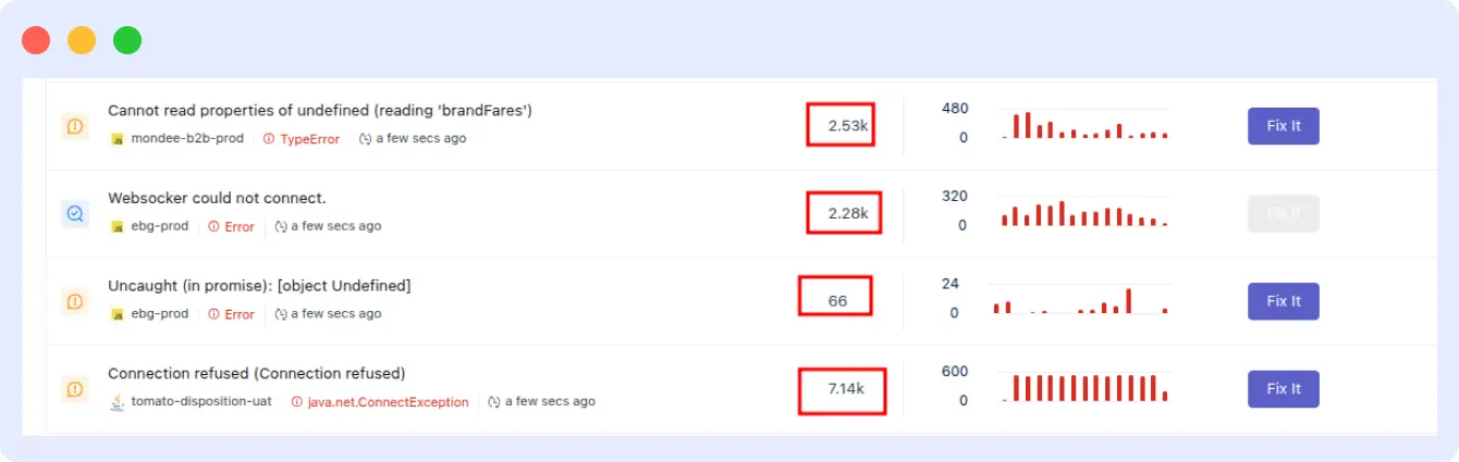 OpsAI groups related errors and alerts into a single incident based on service, error type, and stack trace similarity.
