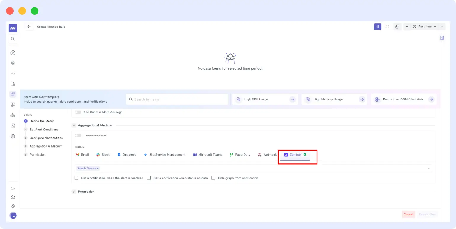 Zenduty Integration