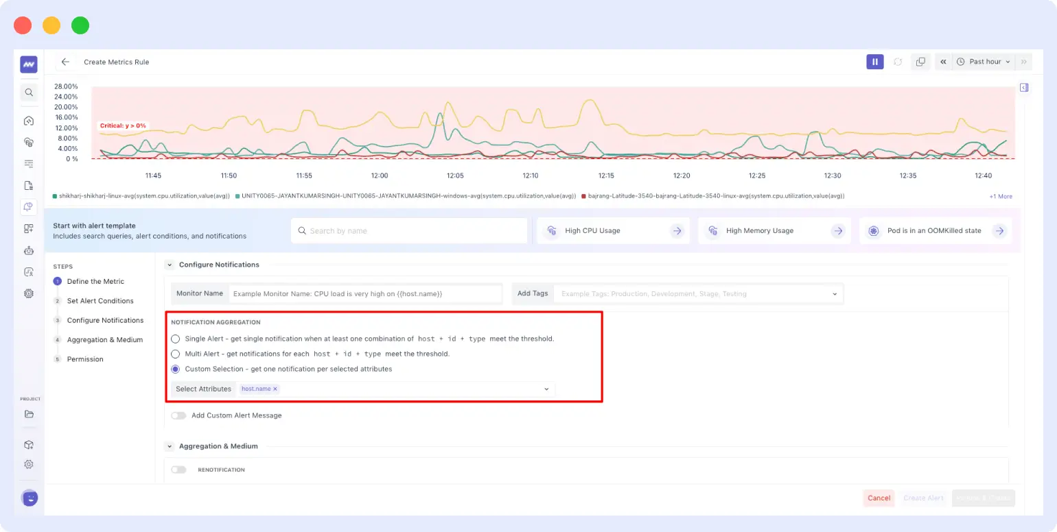 Alerts Notification Aggregation